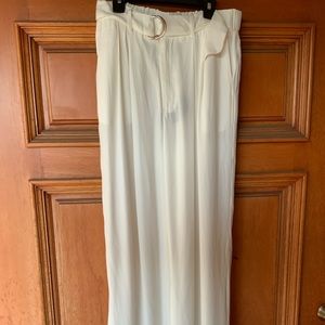 White Wide Leg Pant